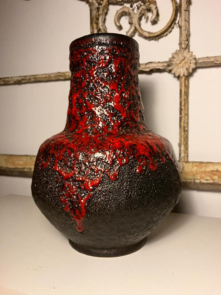 West Germany fat Lava vaas, Ophalen of Verzenden
