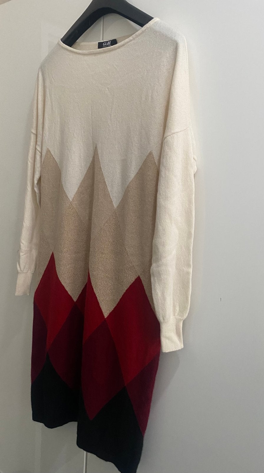 Gobi jurk 100% cashmere, Kleding | Dames, Beige, Ophalen of Verzenden, Zo goed als nieuw, Maat 36 (S)