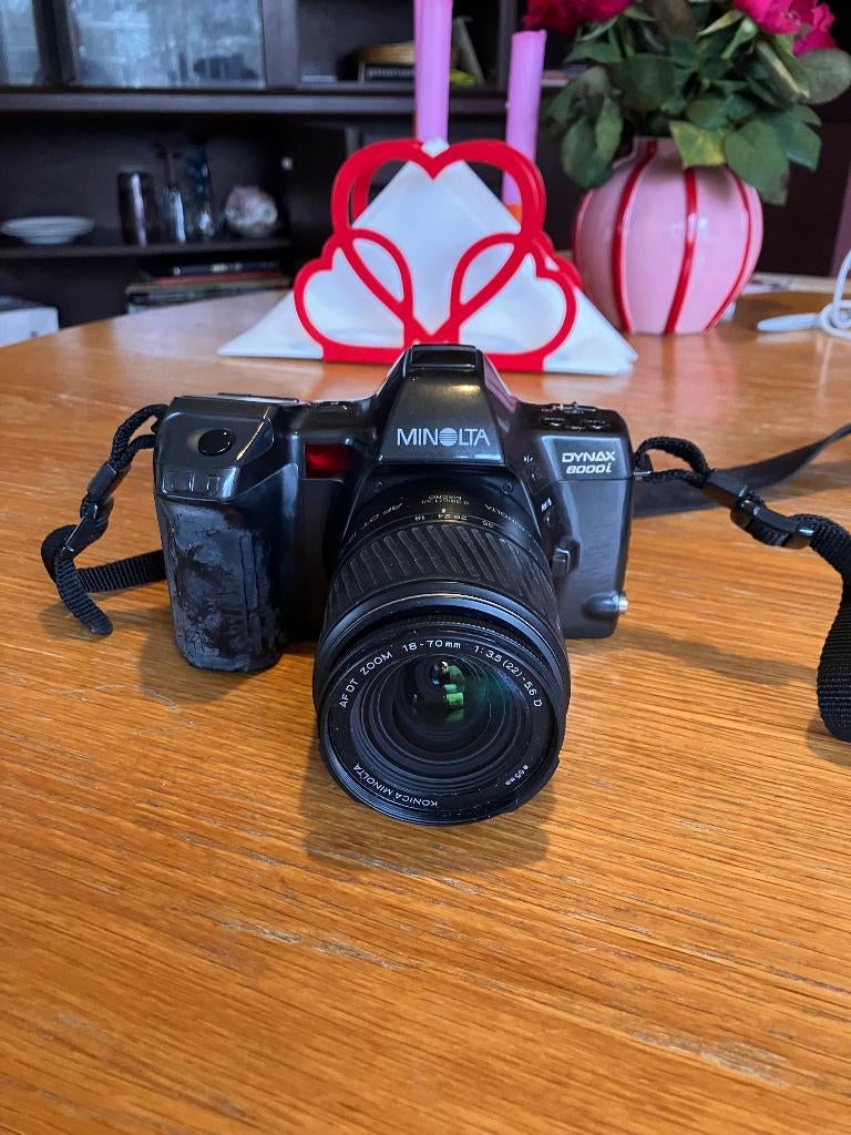 Minolta Dynax 8000si, Audio, Tv en Foto, Fotocamera's Analoog, Ophalen of Verzenden, Gebruikt, Spiegelreflex, Minolta