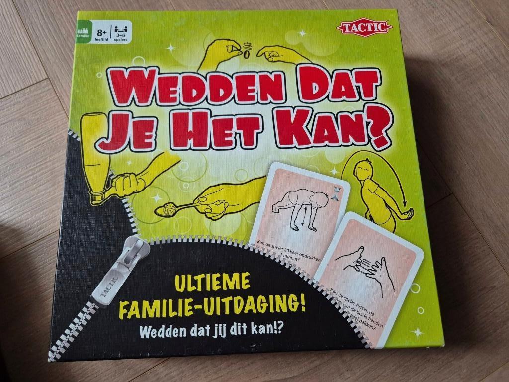 Wedden Dat Je Het Kan? – Bordspel, Hobby en Vrije tijd, Gezelschapsspellen | Bordspellen, Ophalen of Verzenden, Gebruikt