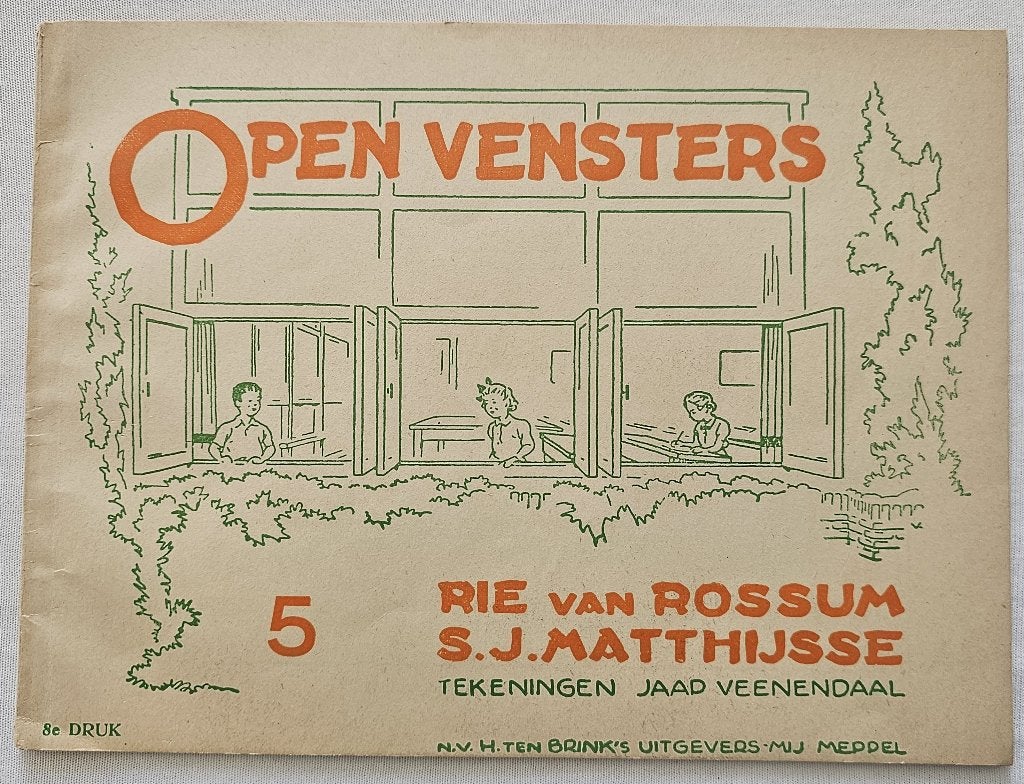 Kinderprentenboek Open Vensters 5 - Rie van Rossum, Ophalen of Verzenden, Gelezen, Rie van Rossum, Prentenboek