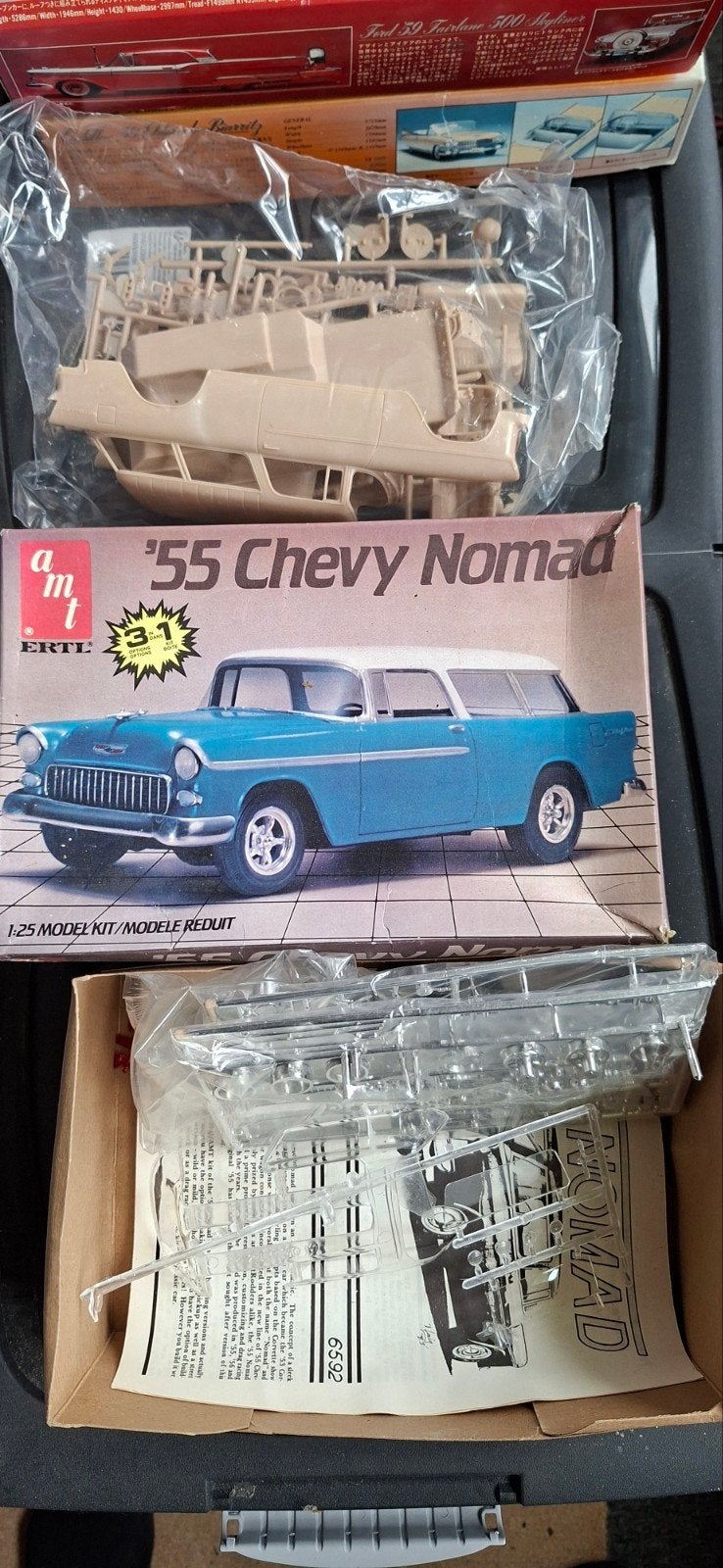 AMT ERTL '55 Chevy Nomad Modelbouw Kit 1:25, Auto, 1:32 tot 1:50, Nieuw, Ophalen