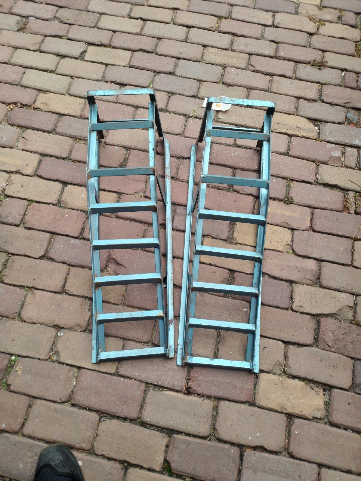 Oprijbokken, Ophalen, Gebruikt
