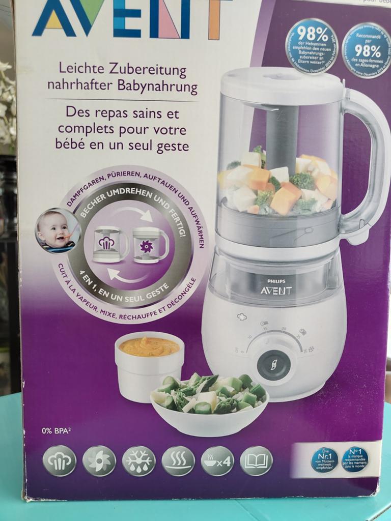 Philips Avent 4-in-1 Babyvoedingmaker Stomer Blender, Ophalen of Verzenden