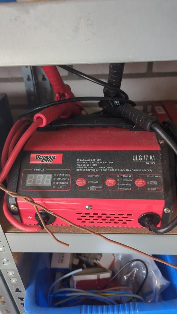 Ultimate Speed ULG 17 A1 acculader 6V/12V, Ophalen