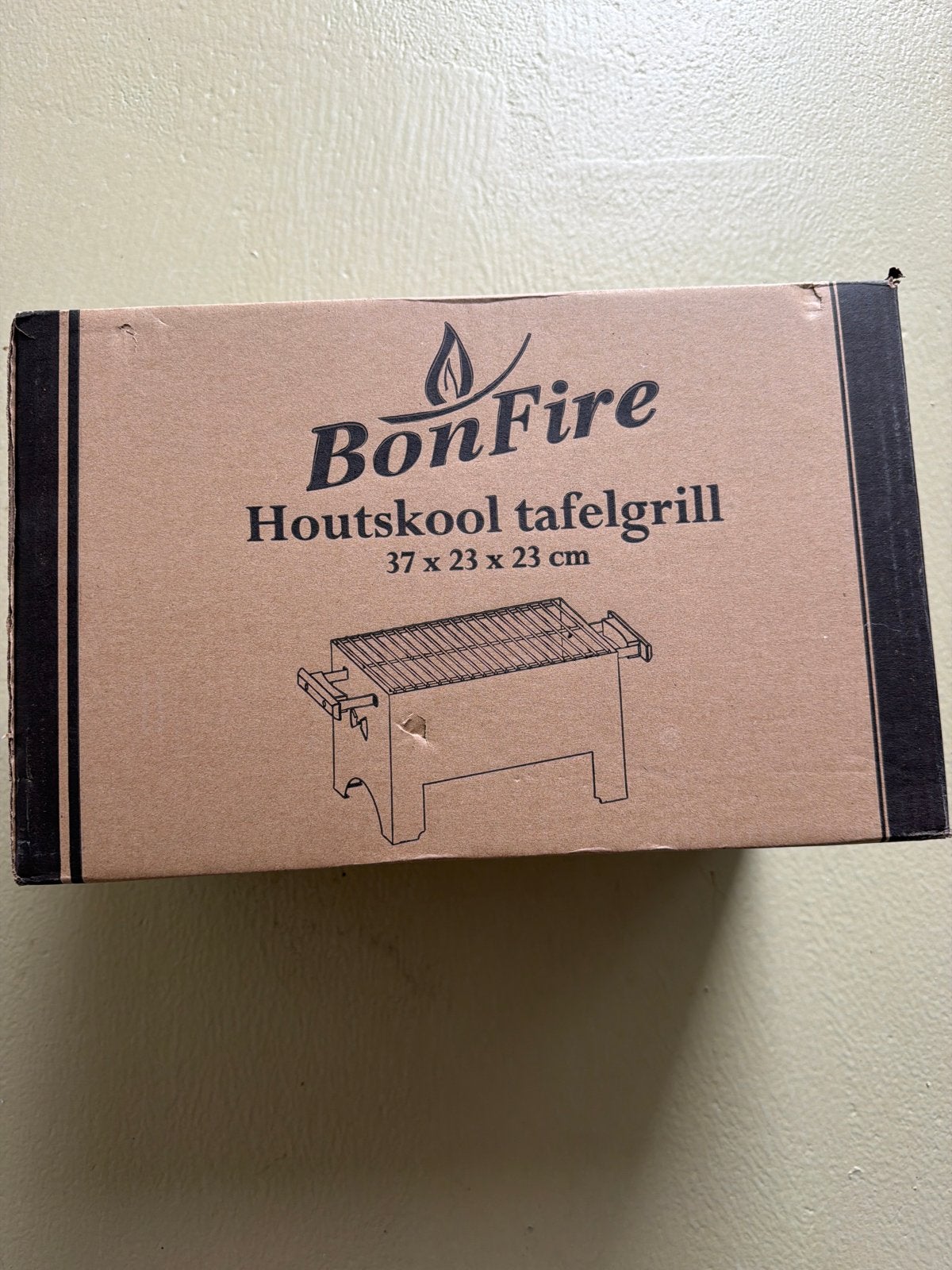 BonFire Houtskool Tafelgrill - Nieuw in doos, Ophalen of Verzenden, Nieuw
