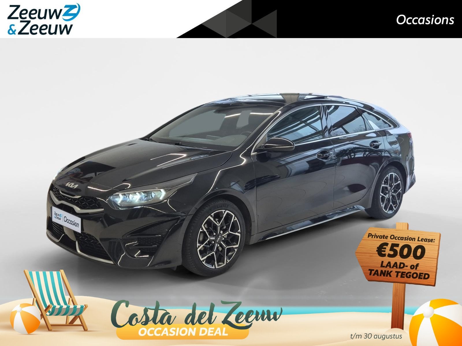 Kia ProCeed 1.0 T-GDi GT-Line | Cruise Control | Climate Con, Voorwielaandrijving, 12 maanden, Gebruikt, Zwart