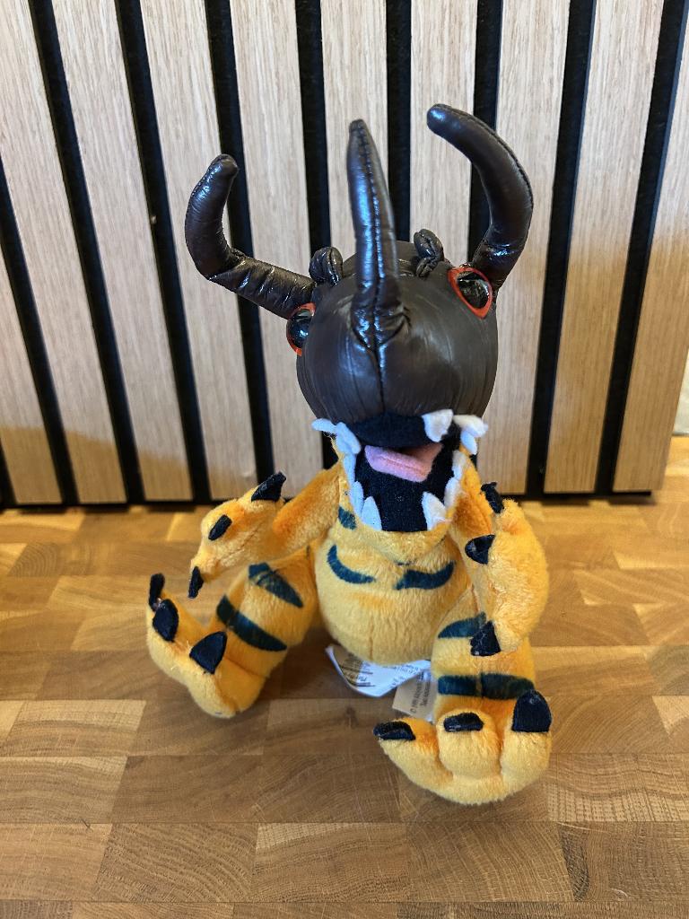 Greymon Digimon knuffel, Overige karakters, Ophalen of Verzenden, Gebruikt, Overige typen