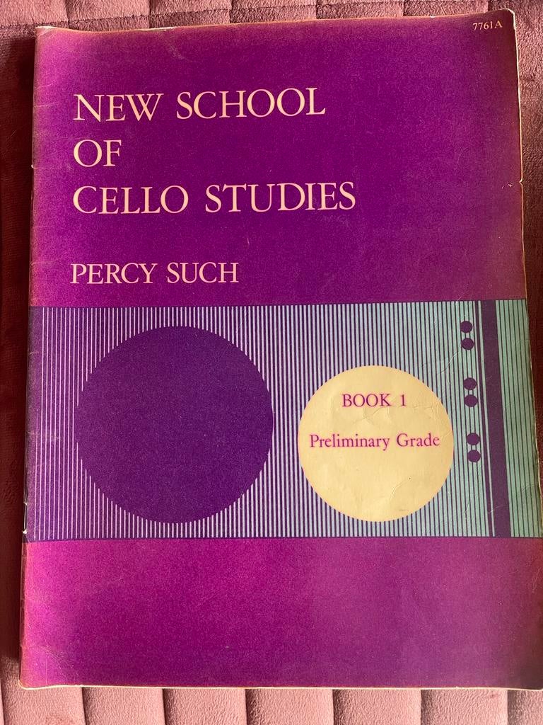 Cello studieboek Percy Such - Gebruikt maar goed bruikbaar, Muziek en Instrumenten, Gebruikt, Klassiek, Les of Cursus, Ophalen of Verzenden