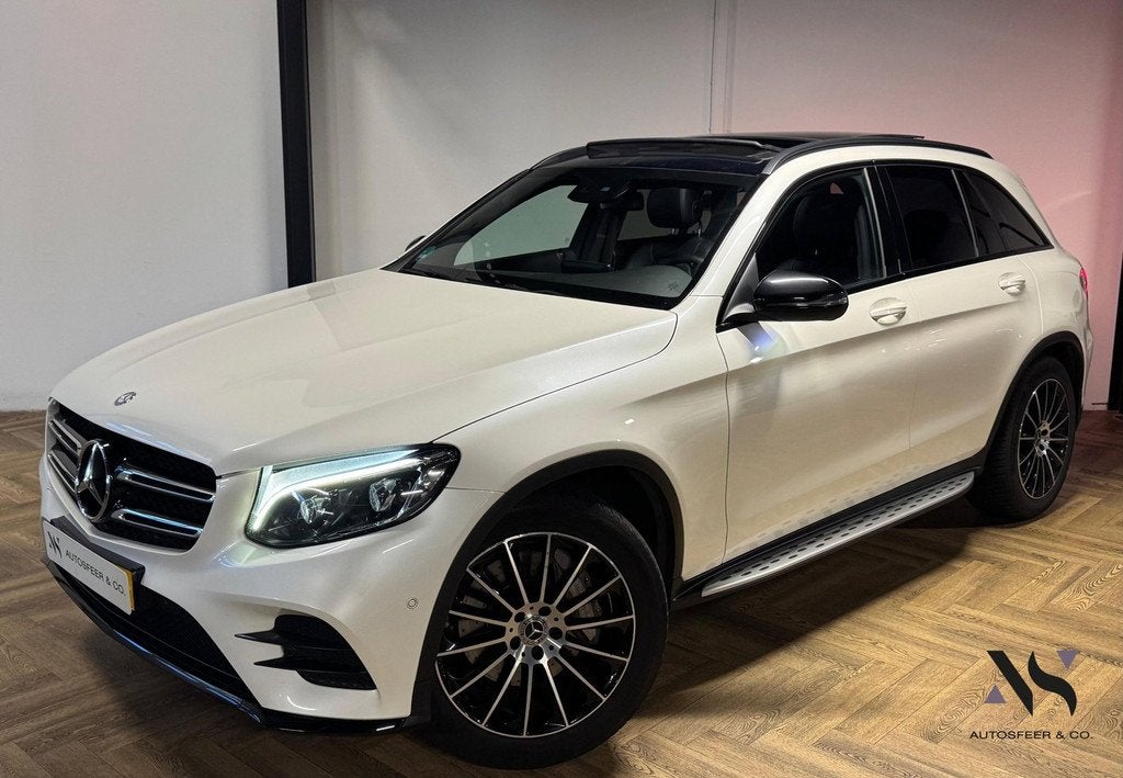 Mercedes-Benz GLC-klasse 350 d 4MATIC Prestige AMG PANO CARP, Auto's, Automaat, Gebruikt, Zwart, 259 pk