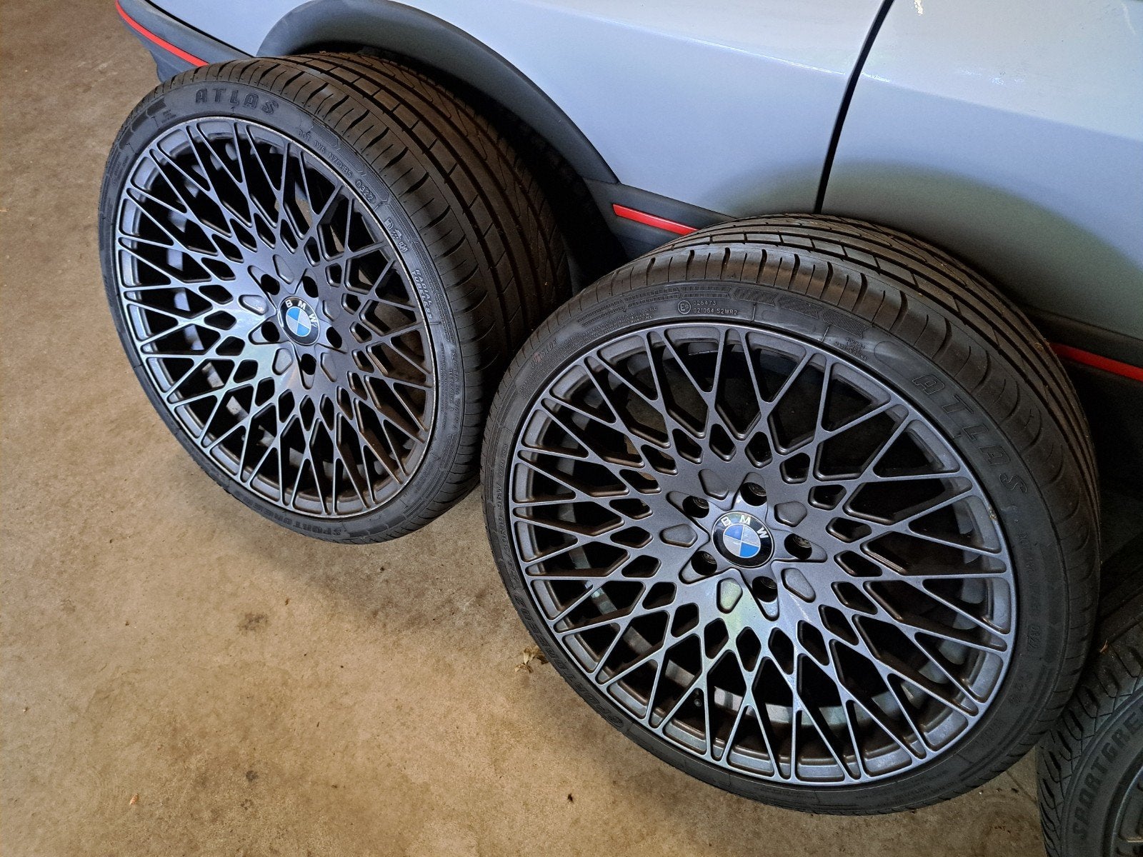 BMW 19 inch Breedset Sportvelgen Banden 275-30-19 235-35-19, Gebruikt, 275 mm, Banden en Velgen, Personenwagen