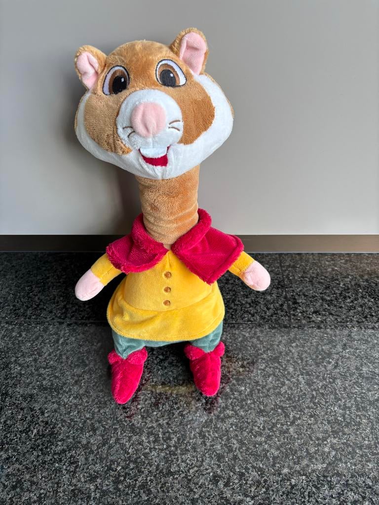 Langnek AH Efteling Hamster Knuffel Albert Heijn!, Ophalen of Verzenden, Zo goed als nieuw, Overige typen