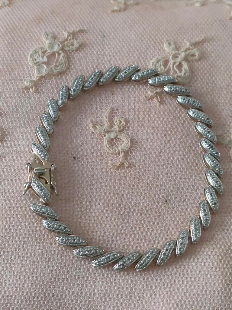 Zilver vergulde armband, Verzenden