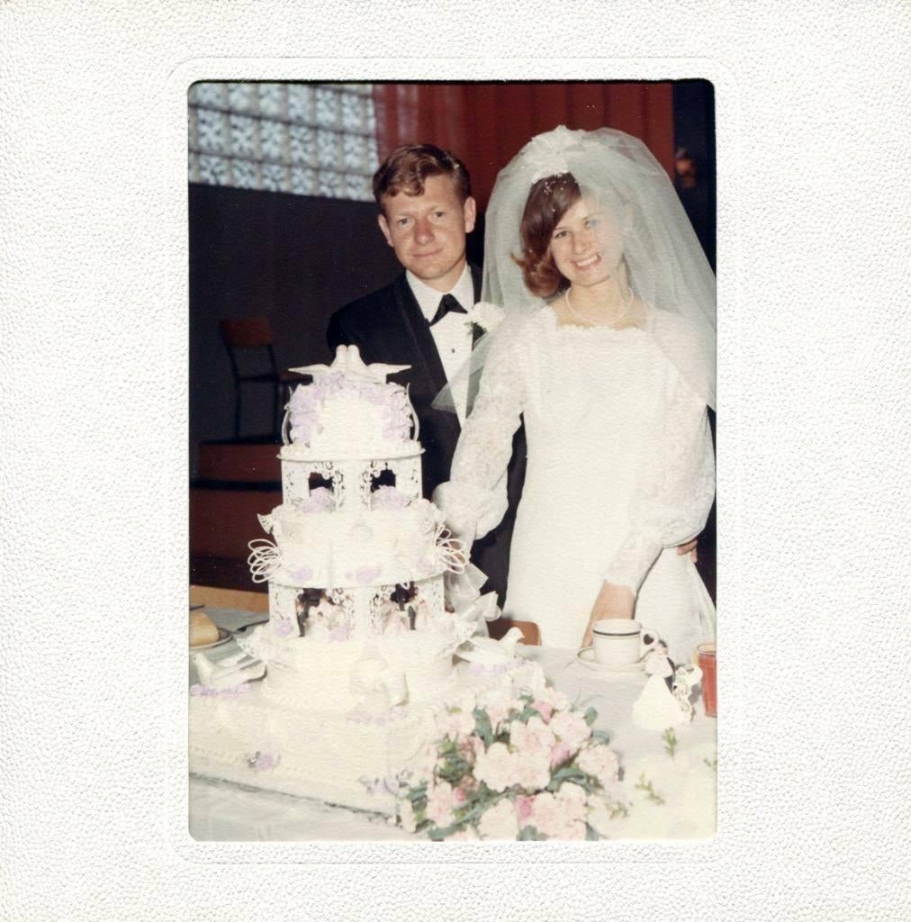 Our wedding - prive trouw album jaren zestig, Verzamelen, Foto's en Prenten, Gebruikt, Overige onderwerpen, 1940 tot 1960, Verzenden