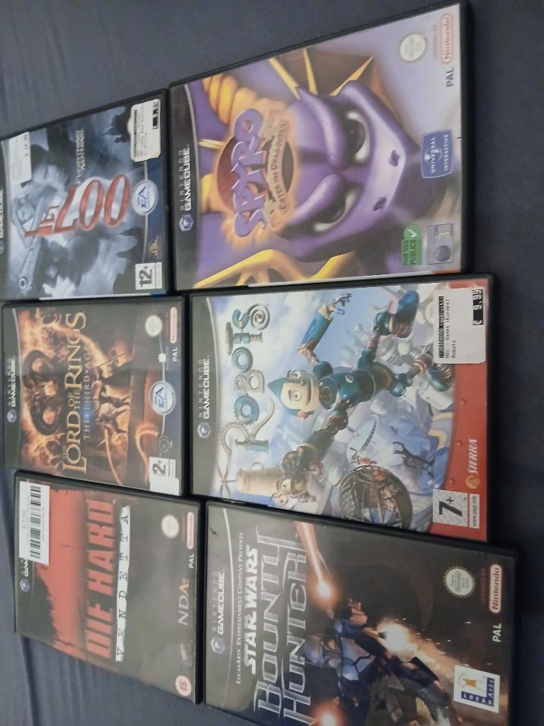 gamecube, Spelcomputers en Games, Ophalen, Gebruikt, Zwart, Met games