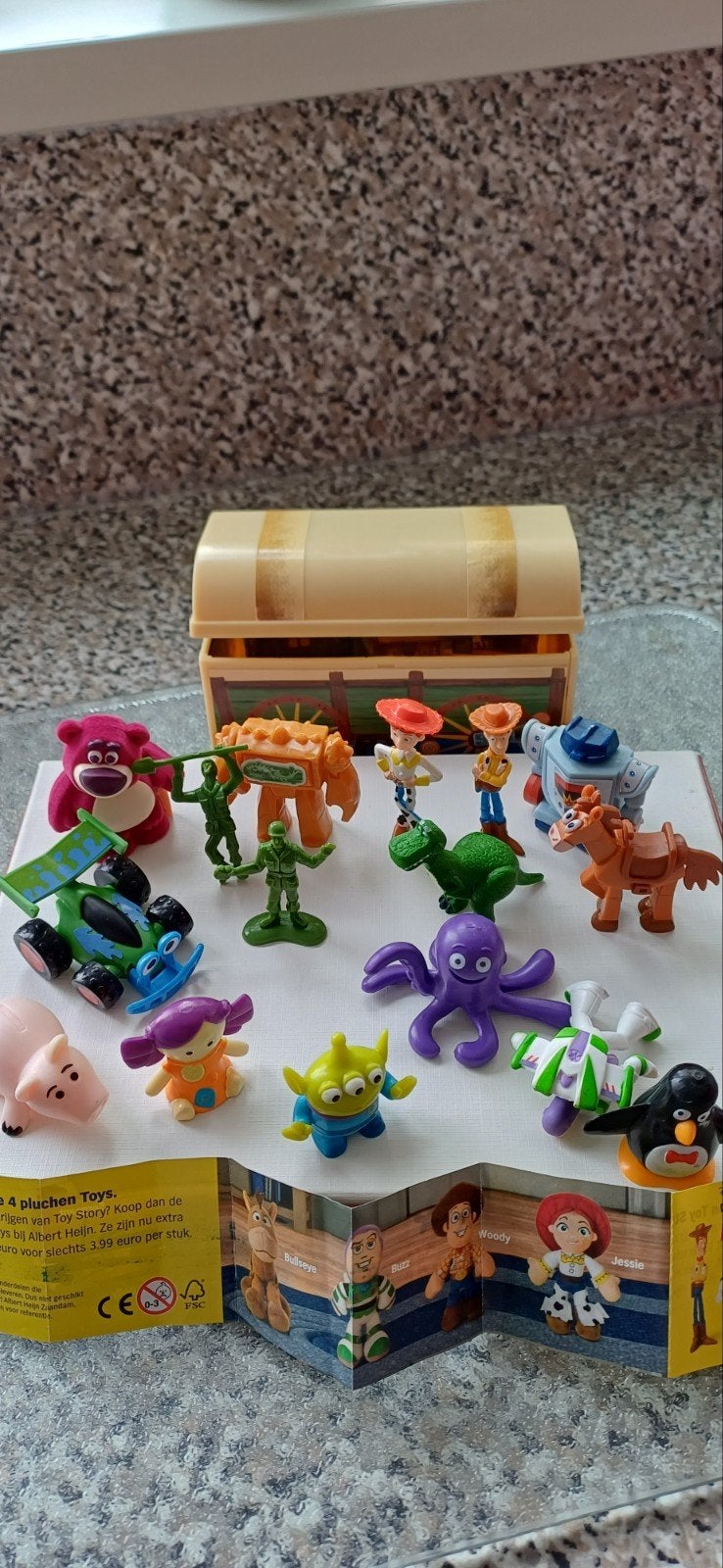 Toy Story Figuren Collectie met Schatkist, Ophalen of Verzenden, Gebruikt, Jongen of Meisje