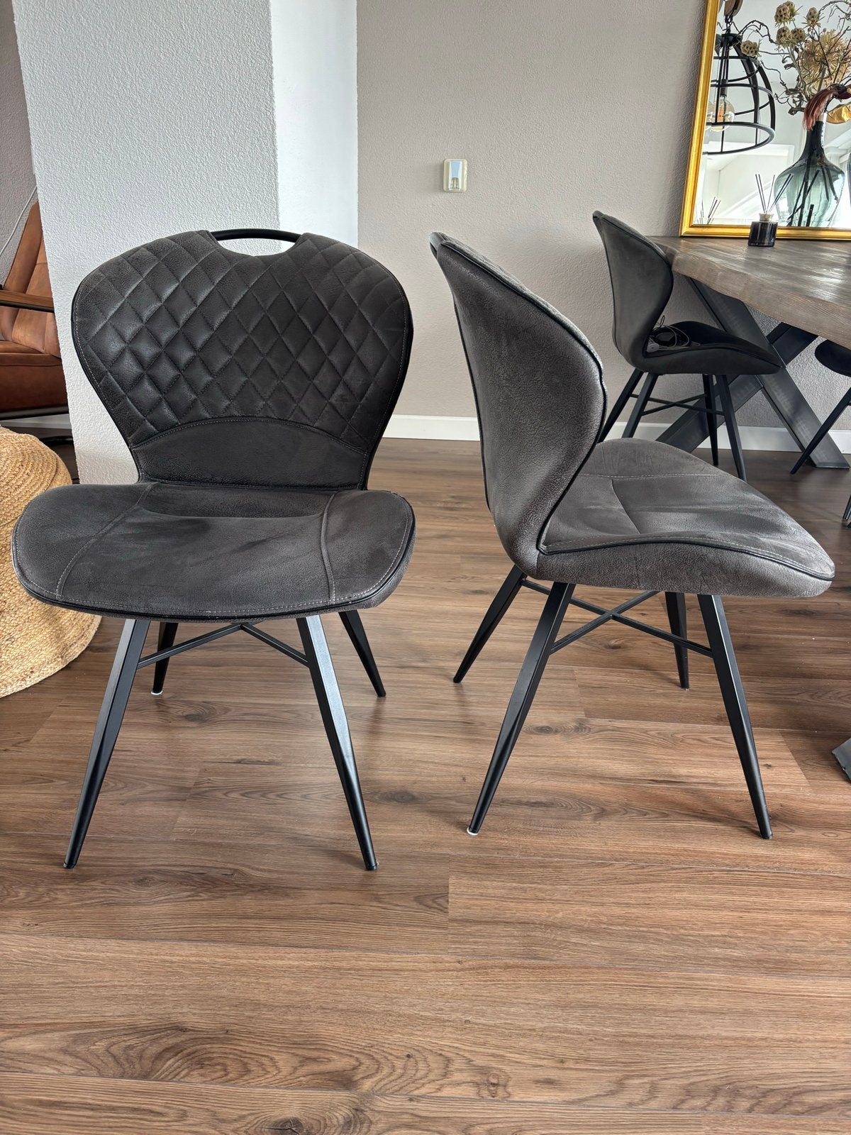 Stoel Grace van Haco - Stijlvolle eetkamerstoel 6 stuks, Huis en Inrichting, Stoelen, Ophalen, Twee, Zo goed als nieuw, Stof