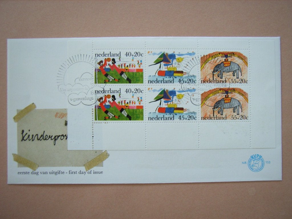FDC   Nederland fdc e153, Ophalen of Verzenden, Onbeschreven, Nederland