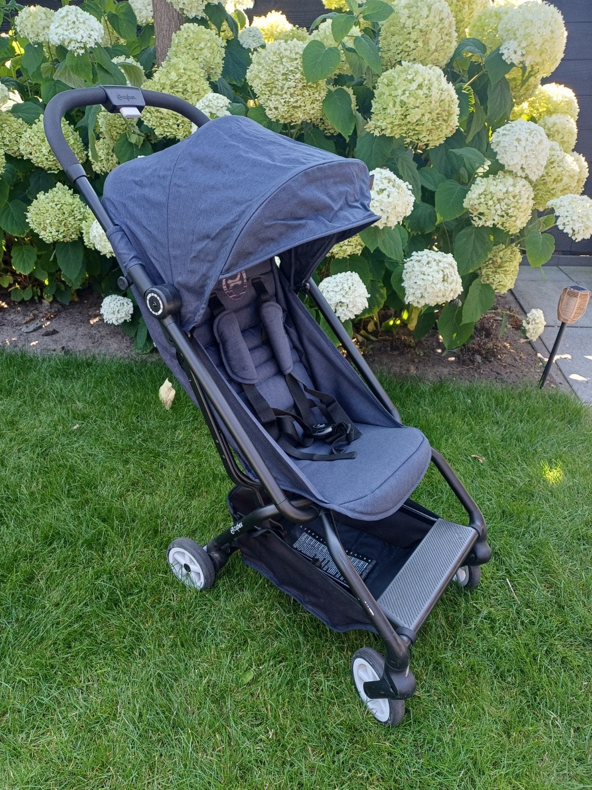 Cybex Eezy S Gold Denim - compacte buggy, Ophalen, Zo goed als nieuw, Kinderwagen, Overige merken