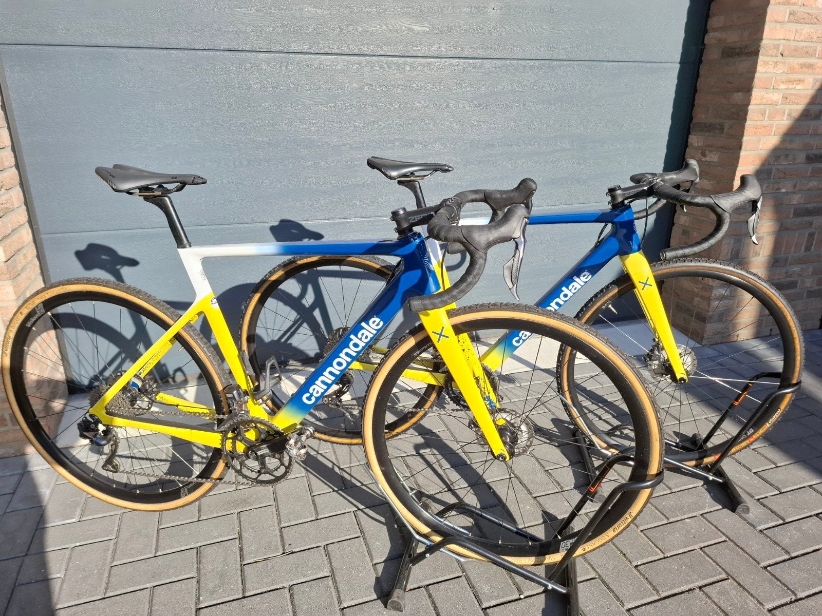 2x Cannondale SuperSix EVO CX Cyclocrossfiets - Maat 54, Carbon, Zo goed als nieuw, Meer dan 20 versnellingen, Schijfrem