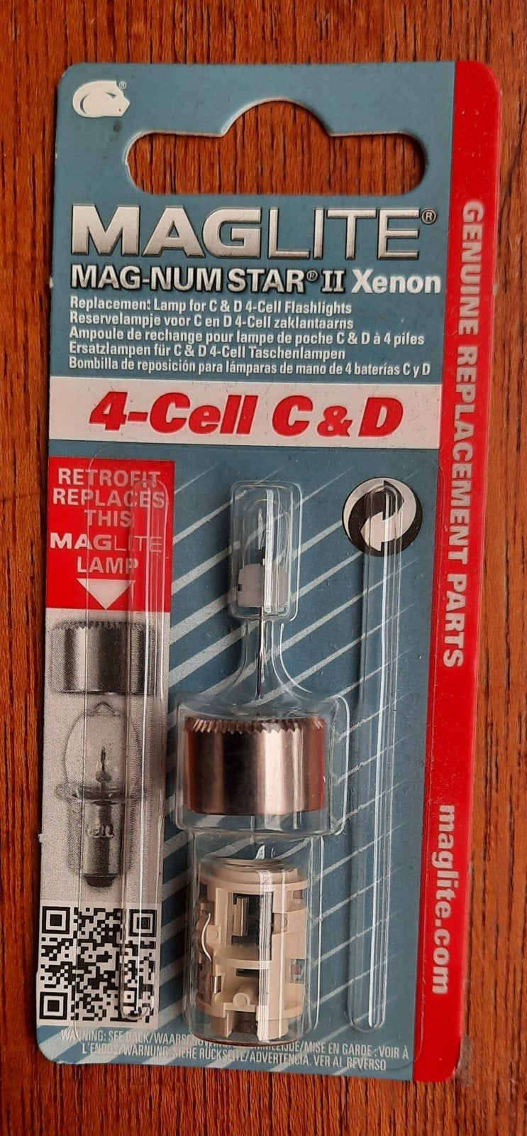 Maglite Magnumstar II Xenon 4c/d, Ophalen of Verzenden, Nieuw, Batterij