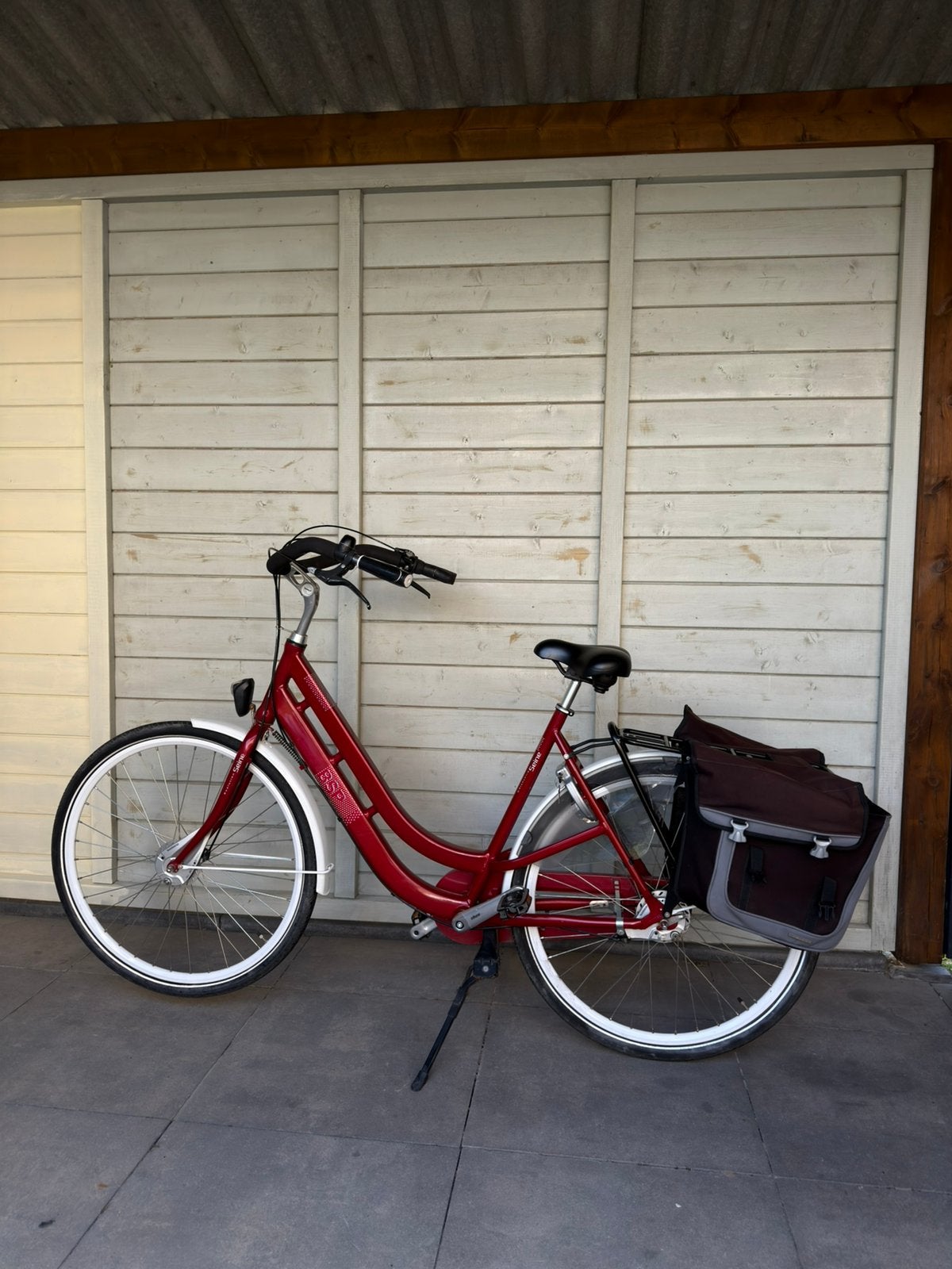 Bso Seine Evo moederfiets mamafiets rood, 2 zitjes, Gebruikt, 56 cm of meer, Versnellingen