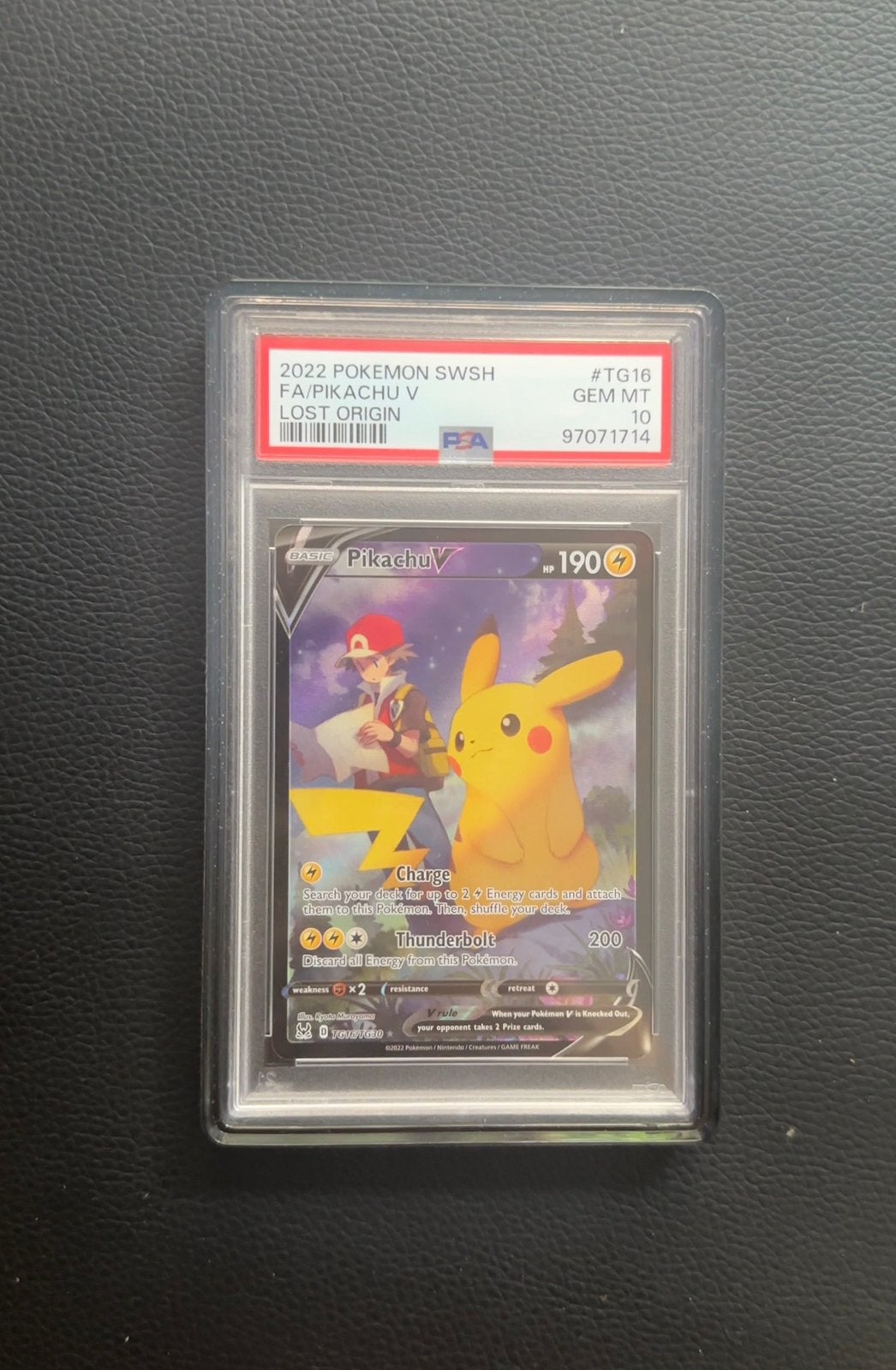 Pikachu V #TG16 | Pokemon Lost Origin | Ruilen Mogelijk, Ophalen of Verzenden, Zo goed als nieuw, Foil