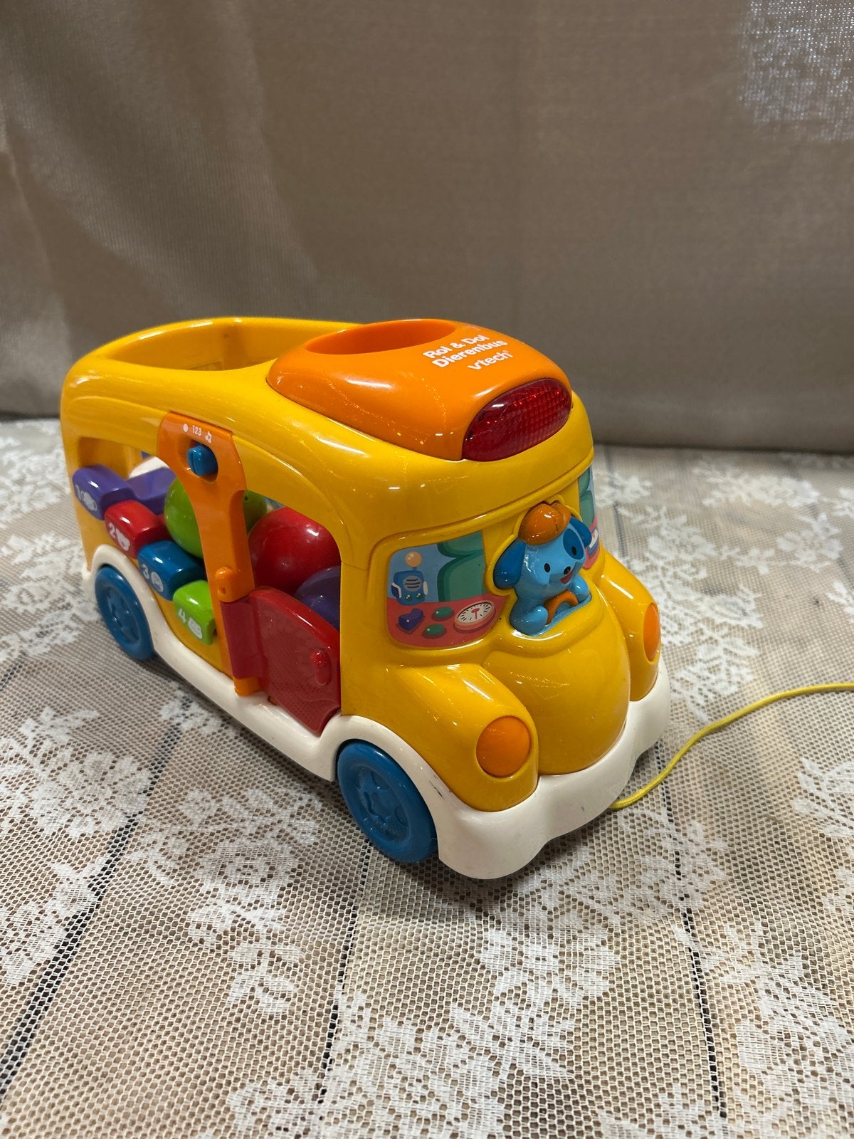VTech Rol & Dol Dierenbus - Interactief Speelgoed, Ophalen of Verzenden, Gebruikt, Auto, Met licht
