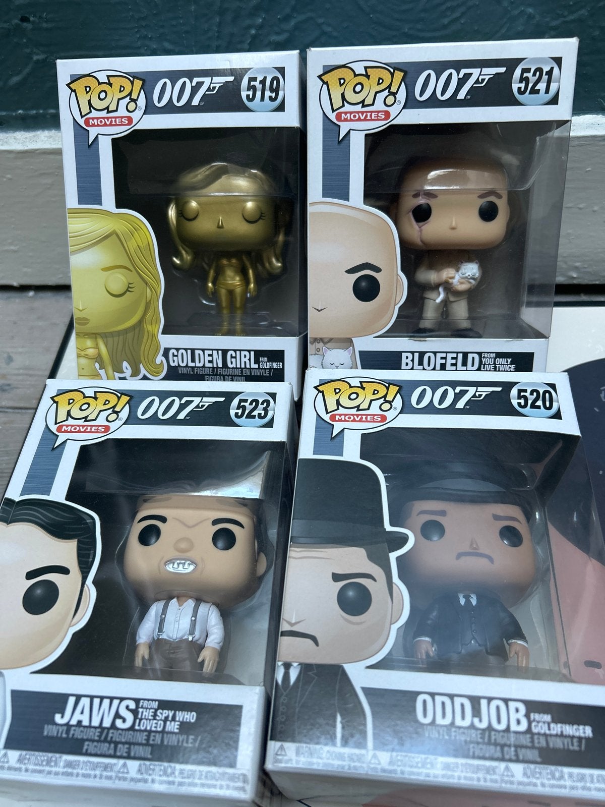 Funko Pop! James Bond 007 Figuren Set (4 stuks), Ophalen of Verzenden, Nieuw
