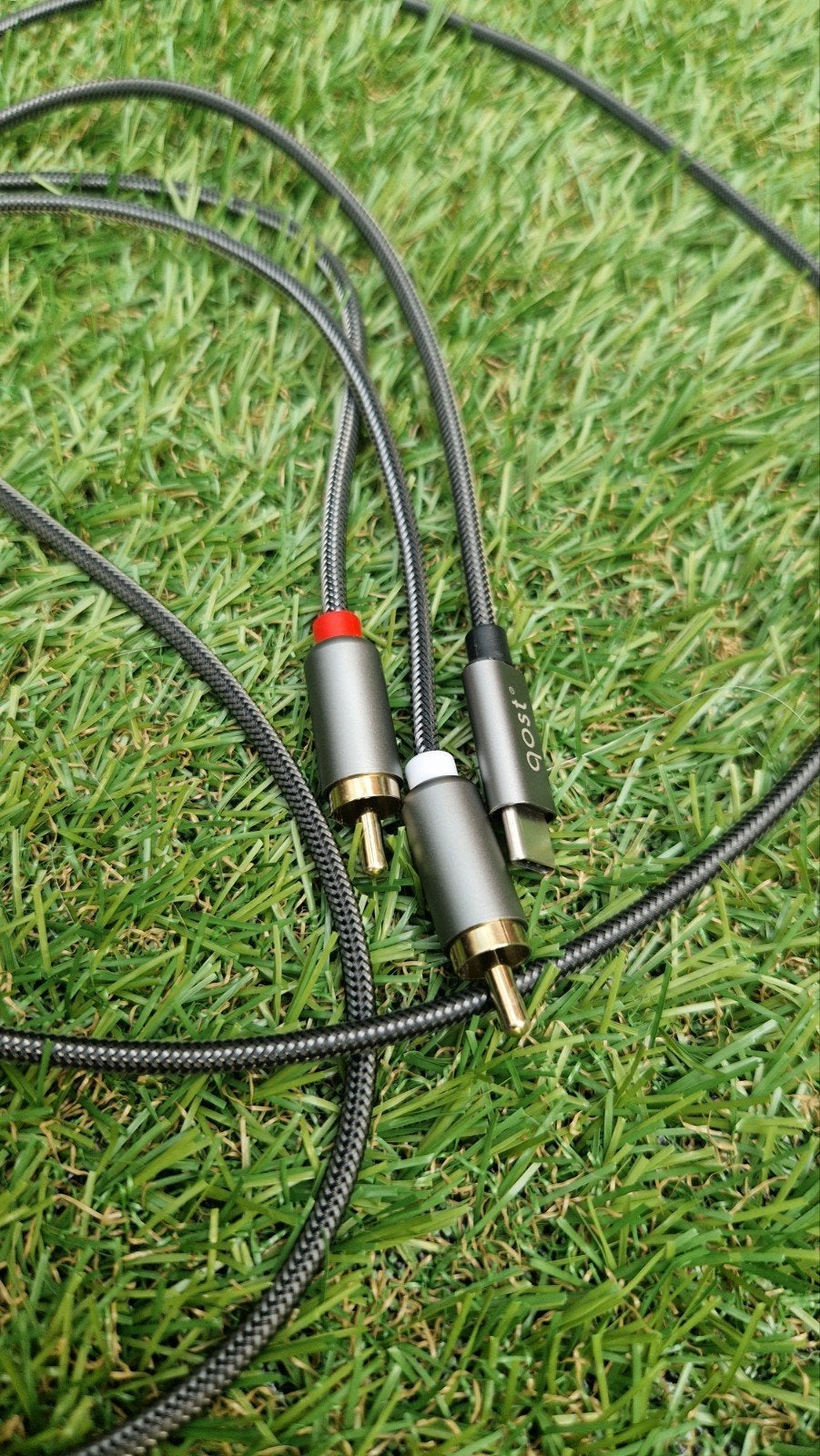 USB-C naar 2x RCA (tulp) audiokabel - nieuw, Ophalen of Verzenden, Nieuw, Minder dan 2 meter, Overige kabels