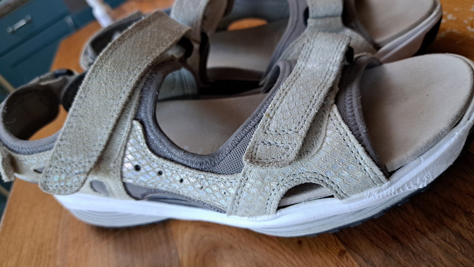 Xsensible sandalen, zo goed als nieuw, maat 43, Xsensible, E, Grijs, E