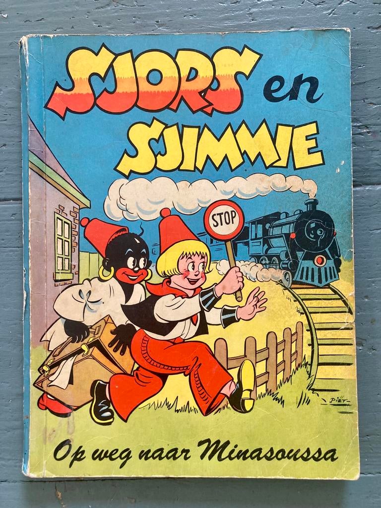 Sjors en Sjimmie ‘Op weg naar Minasoussa’, Boeken, Gelezen, Eén stripboek, Lou Vierhout, Ophalen of Verzenden