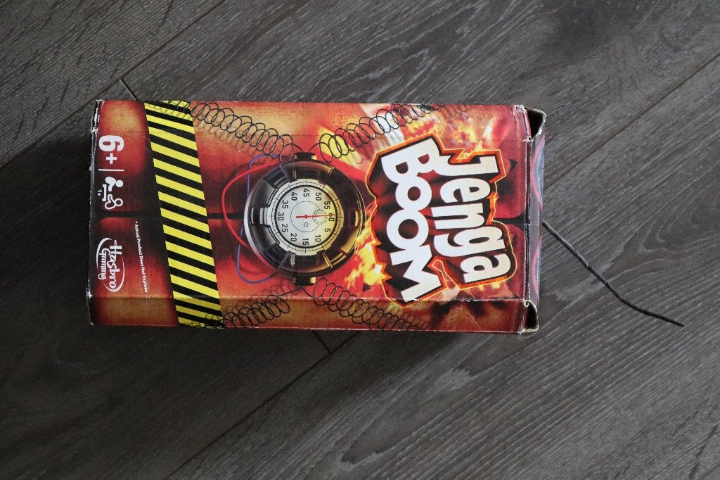 jenga boom, Een of twee spelers, Ophalen, Gebruikt, Hasbro
