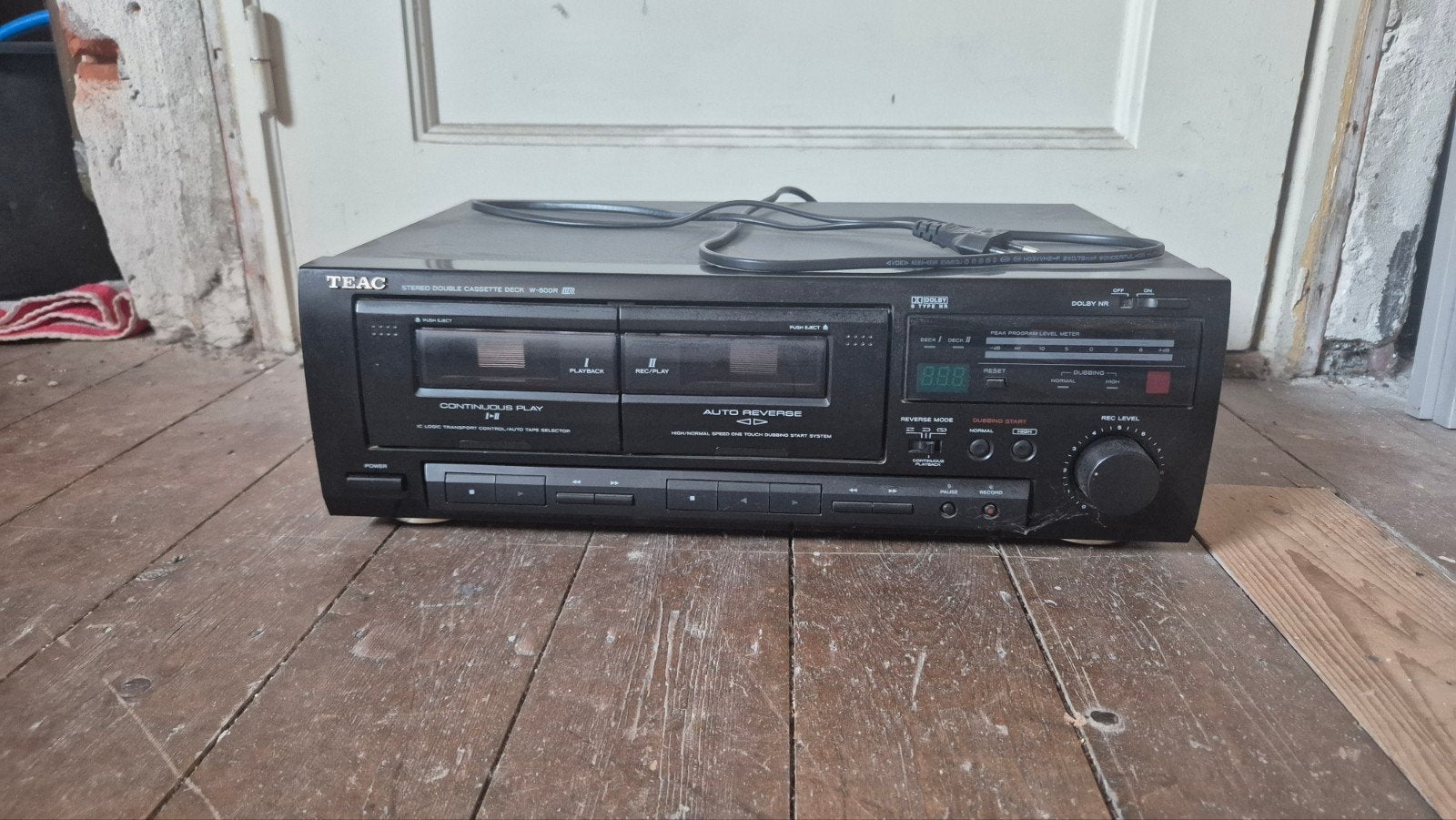 TEAC dubbelcassettedeck W-600R, Ophalen, Dubbel, Overige merken
