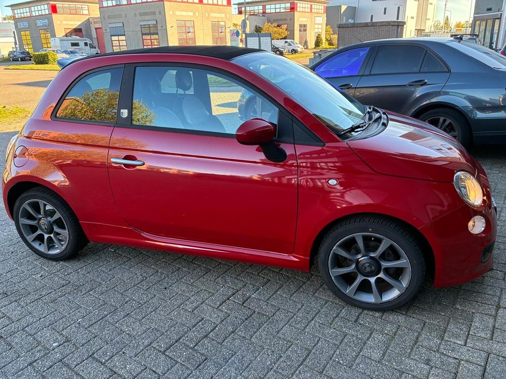 Fiat 500 0.9 Twinair 2014 Rood, 31 €/maand, Origineel Nederlands, Handgeschakeld, Particulier