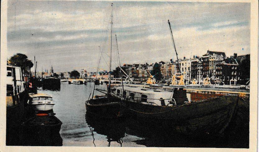 AMSTERDAM - AMSTEL met MAGERE BRUG, Ophalen of Verzenden, Ongelopen, Noord-Holland