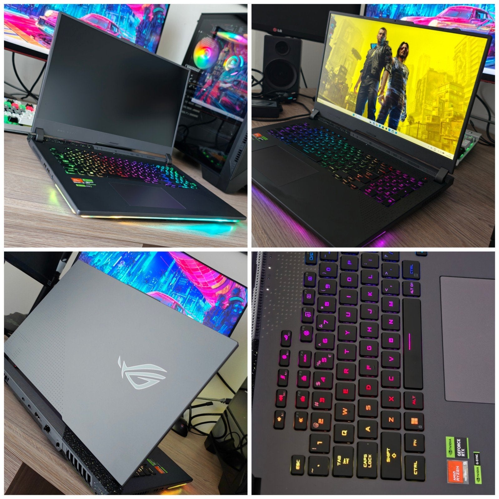 ASUS ROG STRIX G17 G713PI-HX130W - RYZEN 9 + RTX 4070, Ophalen, Met videokaart, Qwerty, Zo goed als nieuw