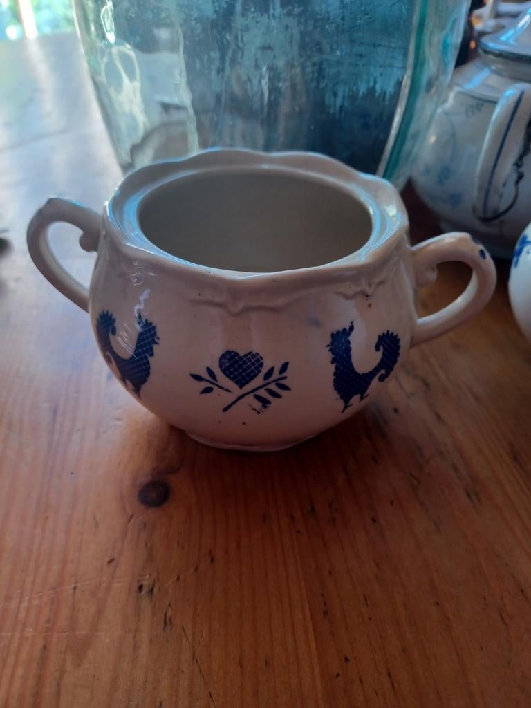Suikerpot haan boch, Ophalen of Verzenden