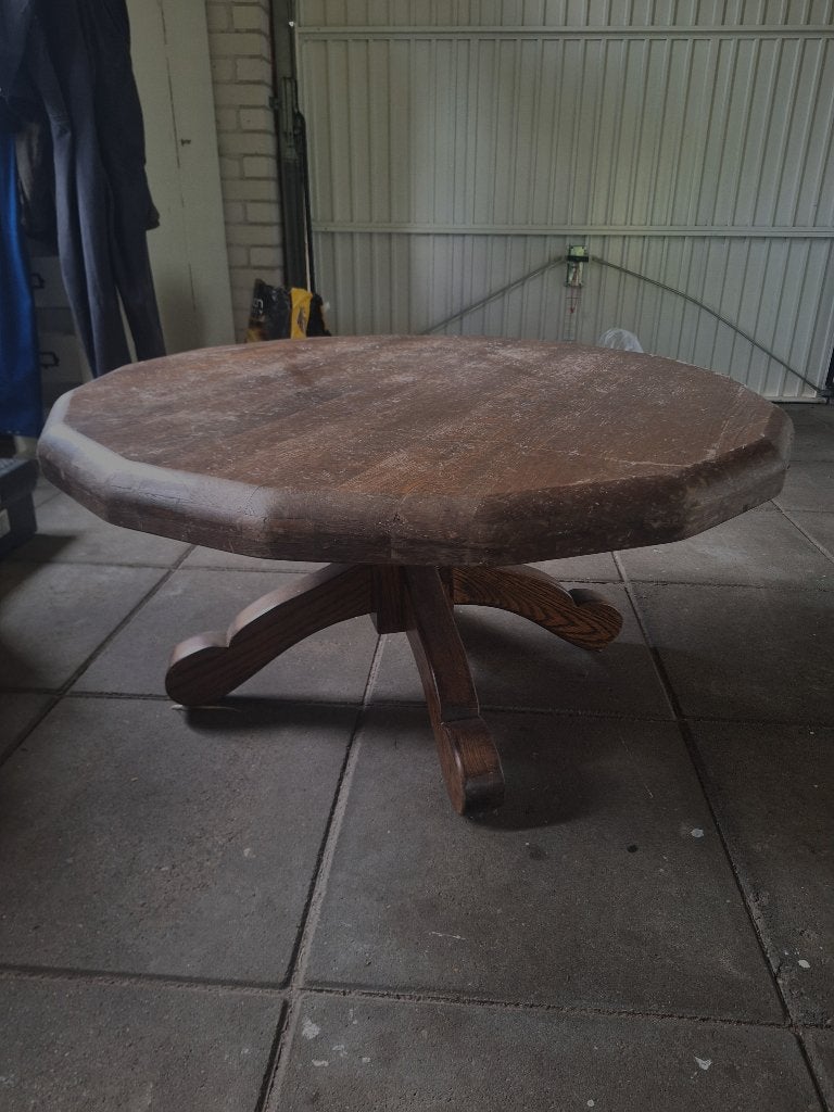 Eiken Salontafel, Huis en Inrichting, Tafels | Salontafels, Ophalen, Gebruikt, 50 tot 100 cm, 50 tot 100 cm