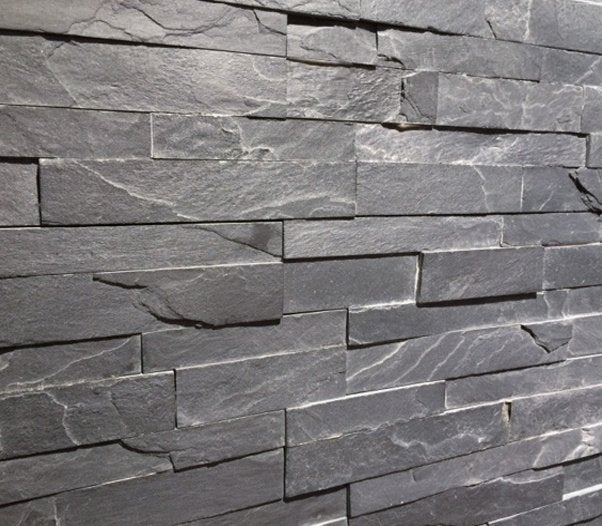 muurelementen flatpanel Black Slate Leisteen breukruw, Ophalen of Verzenden, Nieuw, Overige typen