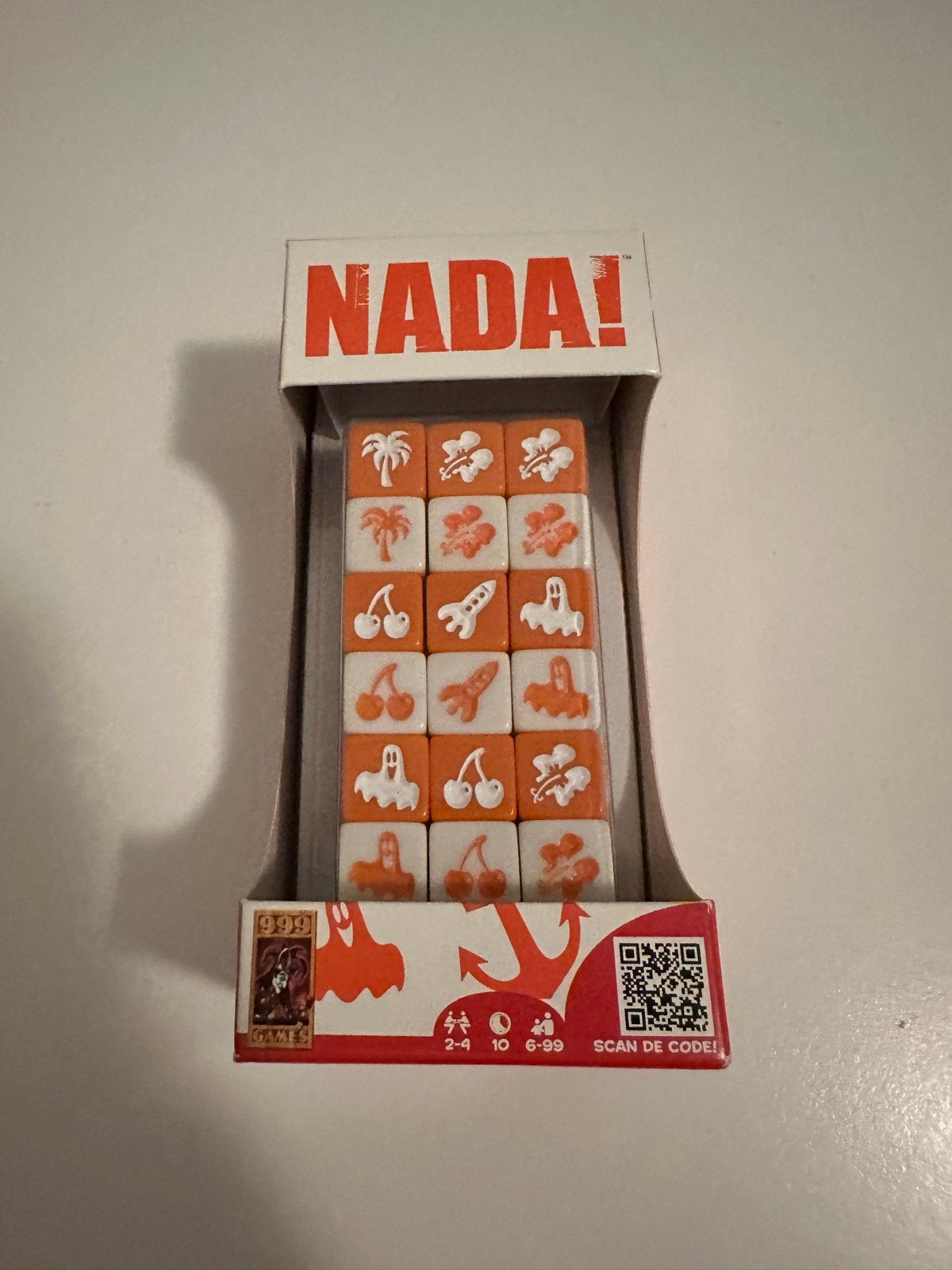 NADA! dobbelspel - Nieuw en geseald, Een of twee spelers, Ophalen, Nieuw