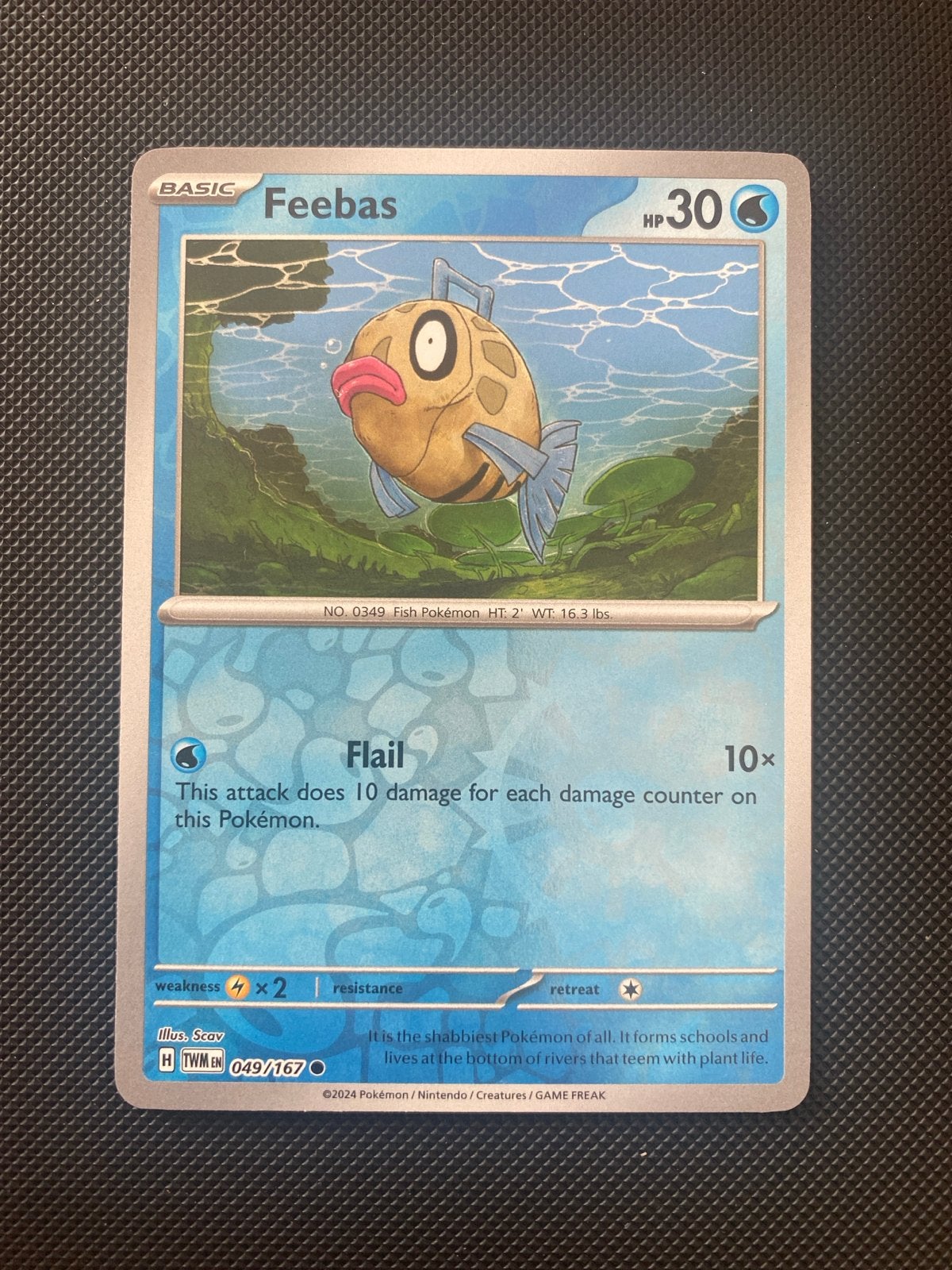 Feebas 049/167 Reverse Holo Twilight Masquerade, Ophalen of Verzenden, Nieuw, Losse kaart, Foil