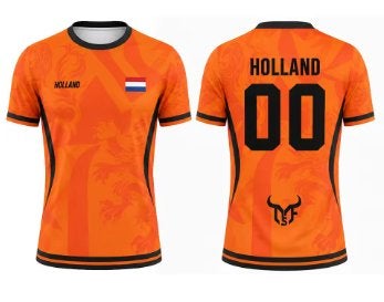 Oranje voetbal fan T-shirts - Nederlands Elftal Team Shirt, Verzamelen, Ophalen of Verzenden, Nieuw, Overige binnenlandse clubs