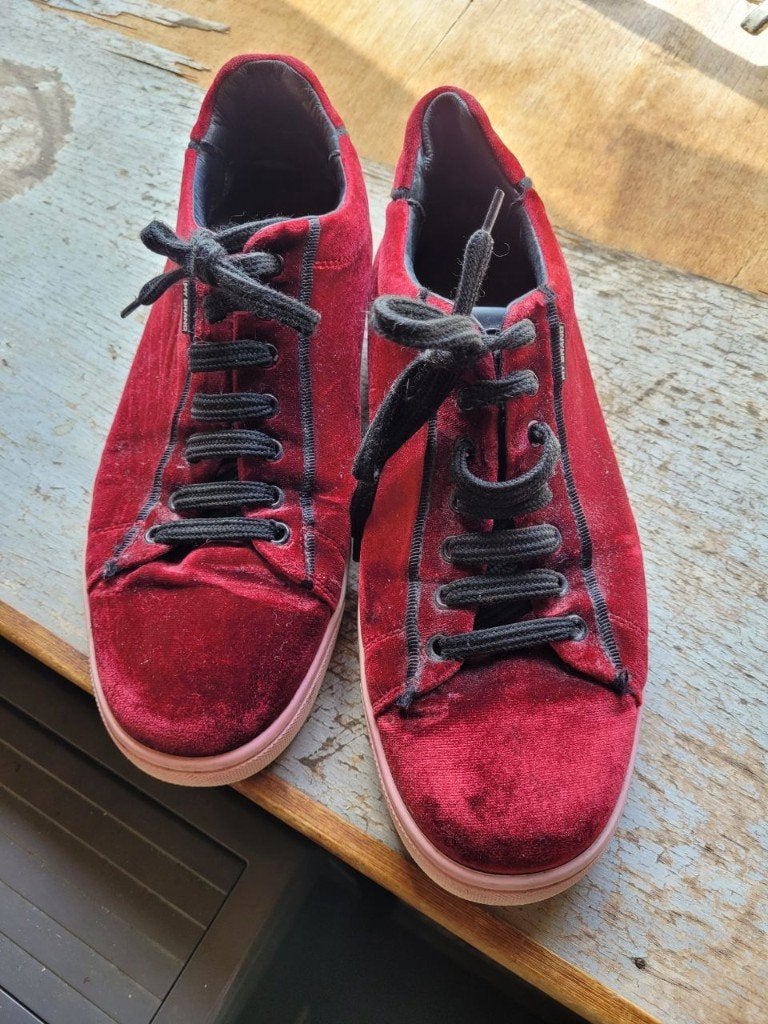 fluwelen sneakers van My Brand maat 43, Kleding | Heren, Schoenen, Overige kleuren, Ophalen of Verzenden, Gedragen, Veterschoenen