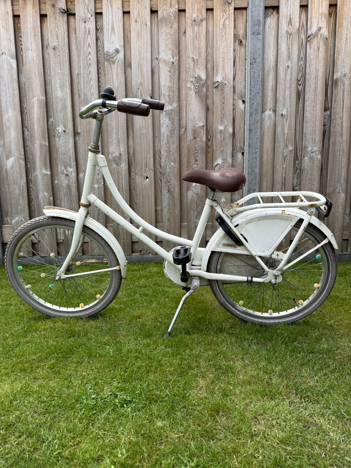 Witte meisjes fiets / 20 inch, Ophalen, Gebruikt, 20 inch of meer