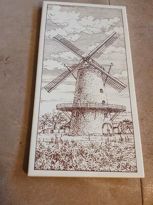 Tegel molen de Engel Varsseveld mosa tegel, Ophalen