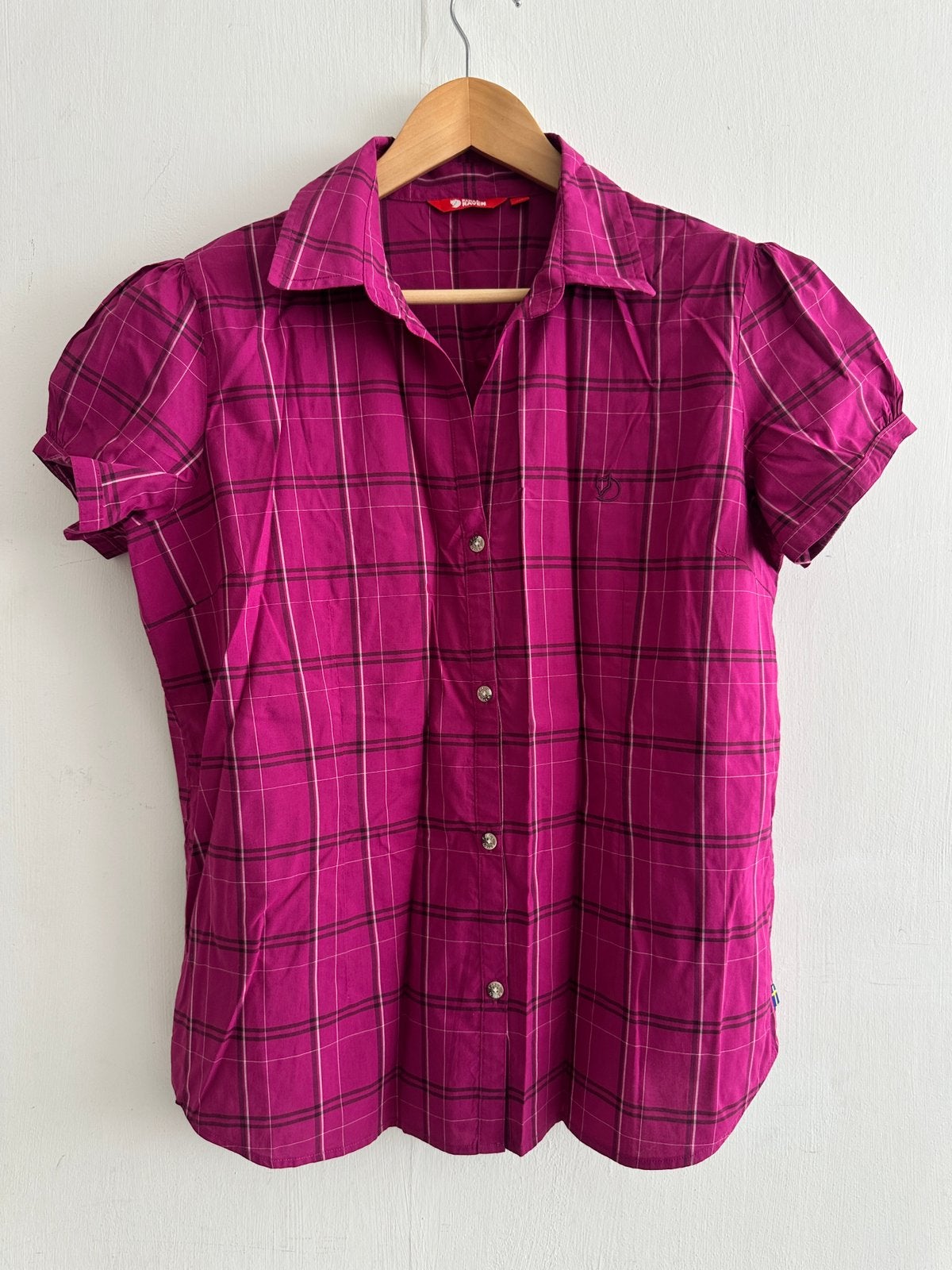 Fjallraven Shirt Dames maat XL, Ophalen of Verzenden, Zo goed als nieuw, Maat 46/48 (XL) of groter, Blauw