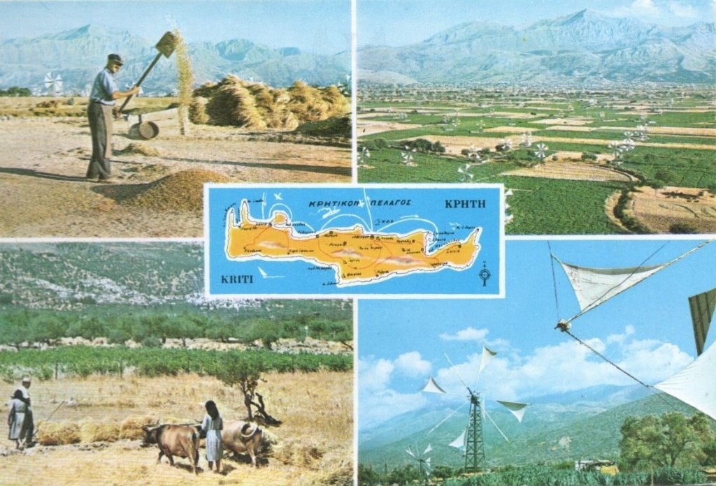 1 Ansichtkaart Kreta 1978., Ophalen of Verzenden, 1960 tot 1980, Ongelopen, Overig Europa