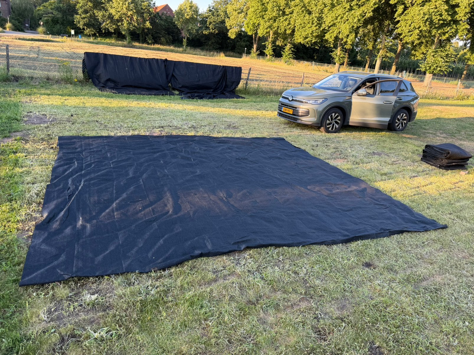 Gronddoek / worteldoek dikke kwaliteit, Ophalen, Zo goed als nieuw