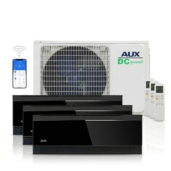 AUX Airco Multisplit met 2, 3, 4 of 5 binnen units in Zwart, Witgoed en Apparatuur, Airco's, Koelen en Ontvochtigen, Timer, Nieuw